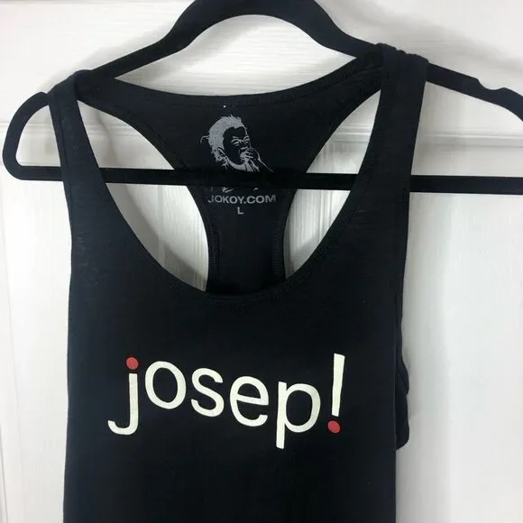 Jokoy.com josep! black racerback tank top size large - Picture 3 of 7